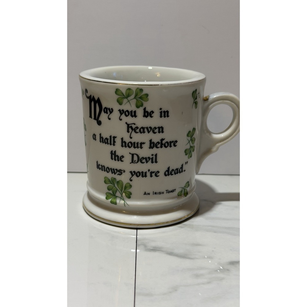 Vintage Norcrest China Irish Blessing Mug